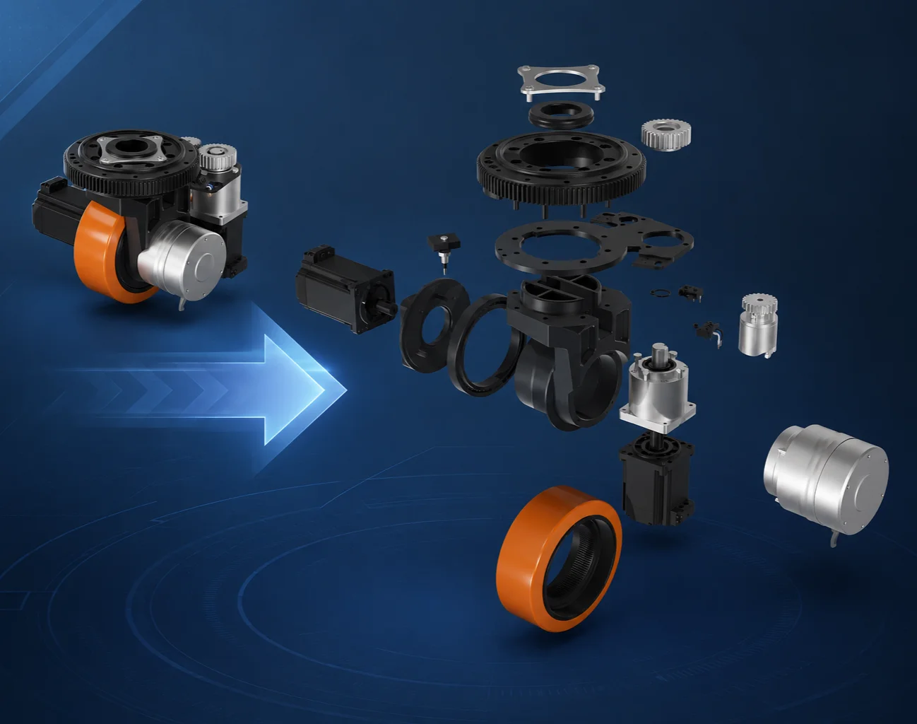 What is an AGV Steering Drive Wheel Module?